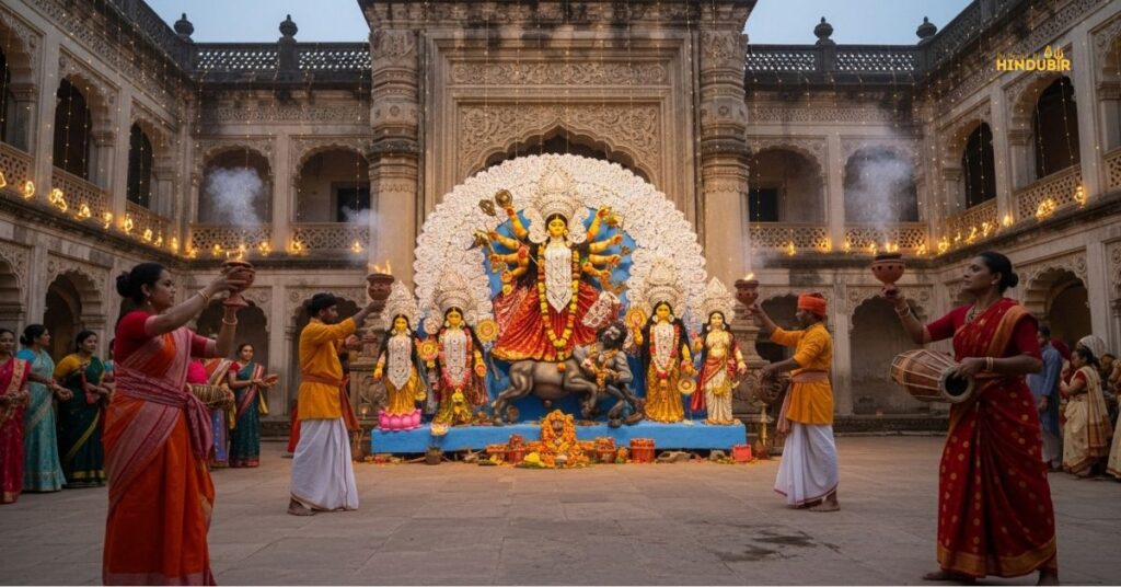 মজিলা রাজবাড়ির দুর্গাপূজা