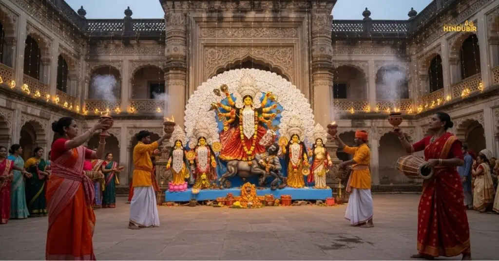 মজিলা রাজবাড়ির দুর্গাপূজা