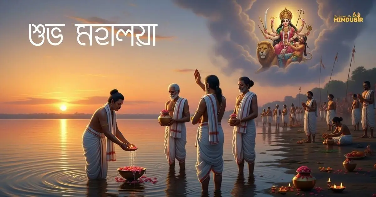 মহালয়ার ও দেবী দুর্গার আবির্ভাব